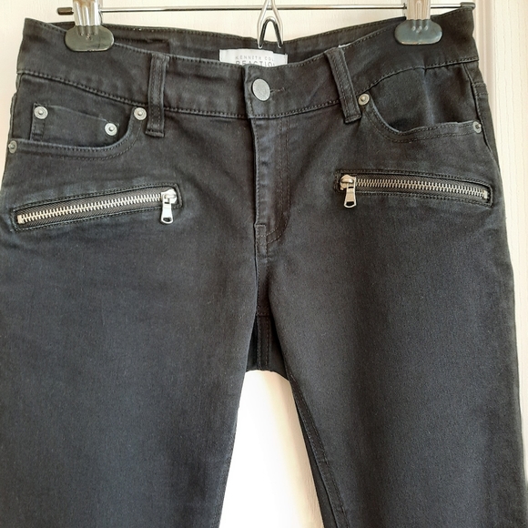 Kenneth Cole Reaction Black Skinny Jeans Size 4 - Picture 2 of 9